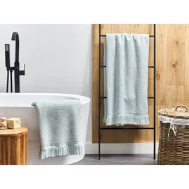 Beliani ATIU Handtuchset 2-tlg. mintgrün