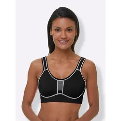 Sport-BH VIANIA, Damen, Gr. 100, Cup C, schwarz, 47% Polyamid, 41% Polyester, 12% Elasthan, BHs Sport-BH Sportbekleidung