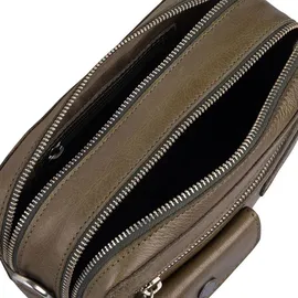Cowboysbag Franklin Umhängetasche Leder Beige/Green
