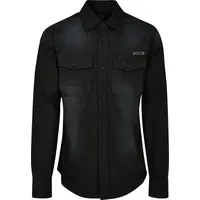 Brandit Textil Hardee Denim Langarmhemd Black 5XL
