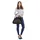 Samantha look Shopper echt Leder, Damen, Made in Italy geräumige Umhängetasche mit Flechrand - Einheitsgröße