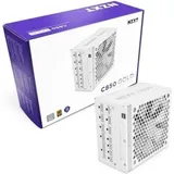 NZXT C850 850W Gaming Netzteil 80+ Gold ATX3.1 PCIe5.0 modular 135 mm Lüfter weiß