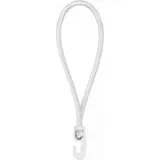 Bradas Spanngummi mit Haken in Weiß 25 cm