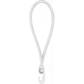 Bradas Spanngummi mit Haken in Weiß 25 cm