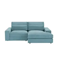 Ecksofa  Branna ¦ türkis/petrol ¦ Maße (cm): B: 232 H: 88 T: 164