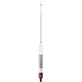 ich-zapfe Alkoholmeter, für Wein, Weinwaage mit Thermometer