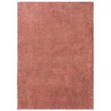 benuta Basic Hochflor Shaggyteppich Soho Rosa 120x170 cm - Langflor Teppich für Wohnzimmer