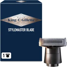 King C. Gillette Style Master Klinge Mit 4D Metall-Rasierklingen Nachfüllpackung