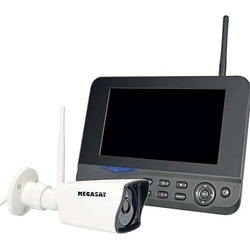 Megasat HS 130 Überwachungssystem, Netzwerkkamera, Schwarz