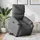vidaXL Relaxsessel mit Aufstehhilfe Polyester 99 x 99 x 99 cm Dunkelgrau elektrisch