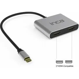 inca Adapter ITPC-4 Typ C – 2xHDMI 4K30Hz,1xUSB-A,1xUSB-C