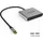 inca Adapter ITPC-4 Typ C – 2xHDMI 4K30Hz,1xUSB-A,1xUSB-C