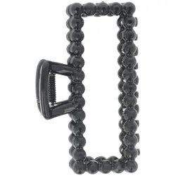 Solida Haarklammer mit schwarzem Strass