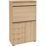 Priess Sekretär "Ahaus", braun (edelbuchefarben), B:82cm H:139cm T:38cm, Sekretäre, Sekretär