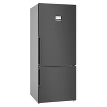 Bosch Serie 6 KGN76AXDR Kühl-Gefrierkombination (526 l, 1860 mm hoch, Schwarz)