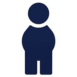 Hewi 801 Symbol Mann 801.91.01050 stahlblau, selbstklebend