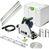 Festool Tauchsäge TS60 KEBQ-Plus Führungsschienen Schraubzwinge Verbindungsstück