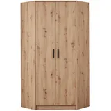 marmex möbel Eckschrank Grant G8 91 x 195 x 91 cm Braun