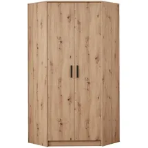 marmex möbel Eckschrank Grant G8 91 x 195 x 91 cm Braun