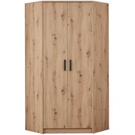 marmex möbel Eckschrank Grant G8 91 x 195 x 91 cm Braun