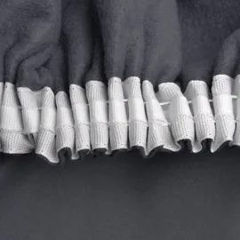 Beautissu Amelie Luna Kräuselband 140 x 245 cm anthrazit 2 St.