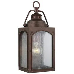 Randhurst Kleine Wandlaterne mit 1 Licht, Kupferoxid