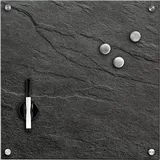 Zeller Memobord 40 x 40 cm Schwarz