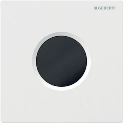 Geberit Typ 01 Abdeckplatte Urinalsteuerung mit elektronischer Spülauslösung, Batterie, Weiß 116031115
