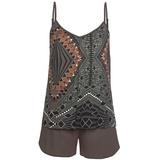 LASCANA Damen Shorty braun-gemustert Gr.44/46