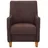 Sessel Palmera Mikrofaser 70 x 93 x 75 cm Braun mit Federkern