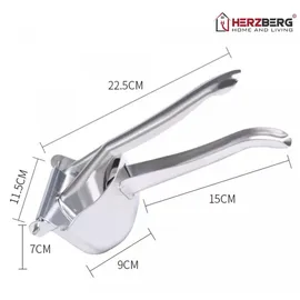 HERZBERG HG8107 Zitruspresse silber