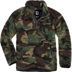 Brandit Teddyfleece, pull-over - Woodland - M