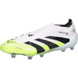 adidas Predator Elite LL FG - Ftwr White/Core Black/Lucid Lemon / 43 1⁄3