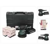 Metabo FSX 200 Intec Exzenterschleifer 240 W 125 mm + 2x Toolbrothers TURTLE Schleifset + Koffer