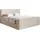 Selsey Cloudy II - Boxspringbett 200x200 cm, mit Bettkästen und Topper, Bouclé Hellbeige - Beige