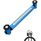 CLV LED Arbeitsleuchte,3000LM 3 Farbtemperatur-Arbeitsleuchte,Tragbare magnetische Arbeitsleuchte mit Haken 5000mAh Wiederaufladbare kabellose Mechanikerleuchte für Autoreparaturen Inspektion Garage