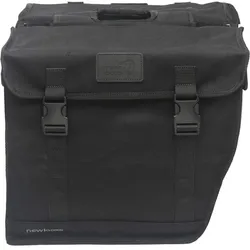 New Looxs Canvas Hybride doppel-Fahrradtasche 46,5 Liter schwarz One Size