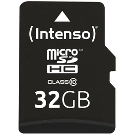 Intenso microSD Class 10 32 GB + microSD-Adapter