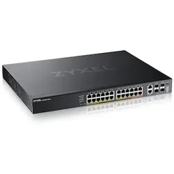 ZyXEL XGS2220-30HP Gigabit Managed Stack Switch, 26x RJ-45, 4x SFP+, 400W PoE++