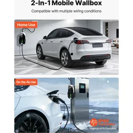 Vevor Mobile Wallbox Typ 2 3,6 kW mit Ladekabel 6 m