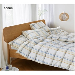 Elegante Bettwäsche Samsö - 155x220 cm + 40x80 cm	sonne