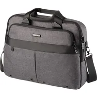 Lightpak Notebook-Tasche WOOKIE, Polyester, grau Laptop- und Tabletfach, Organizer-Fach,
