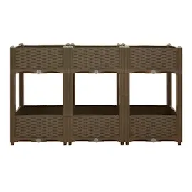 vidaXL Hochbeet 120 x 40 x 71 cm Braun