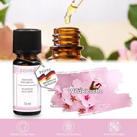 Pajoma pajoma® Duftöl 10 ml, Wildkirsche | feinste Parfümöle für Aromatherapie, Duftlampe, Aroma Diffuser, Massage, Naturkosmetik | Premium Qualität