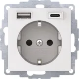 Berker USB-Steckdose 3 St. Weiß