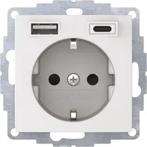 Berker USB-Steckdose 3 St. Weiß