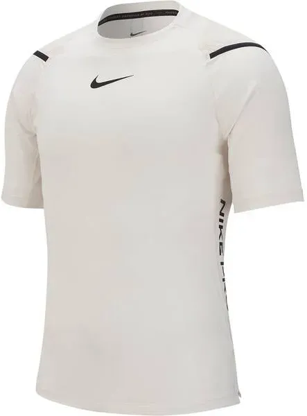 NIKE Herren Trainingsshirt "Nike Pro AeroAdapt", PHANTOM/PHANTOM, XL