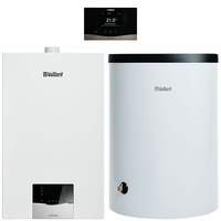 Vaillant Gas-Brennwert-Paket 1.723/3 ecoTEC plus VC 20 CS/1-5 mit Regelung VRC 720/3 und 200 Liter Warmwasserspeicher VIH R - 8000016501