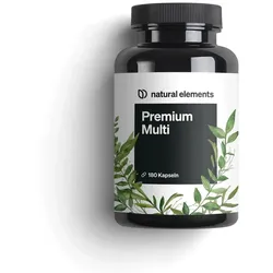 Premium Multivitamin – 180 hochdosierte Komplex-Kapseln – wertvolle Vitamine A-Z – Premium-Rohstoffe – mit Bioaktiv-Formen – ohne unnötige Zusätze – in Deutschland produziert & laborgeprüft 180 St