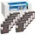 G&G Schriftband 40913 Schwarz auf Weiß 9mm x 7000mm 10 Blatt